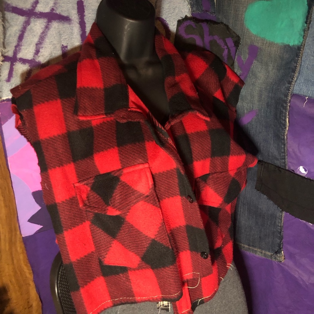 Plaid outwear